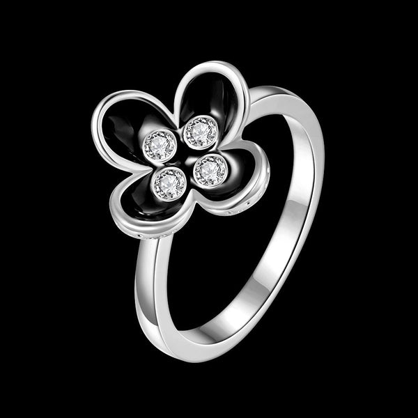 White Gold Ring LSR720-C