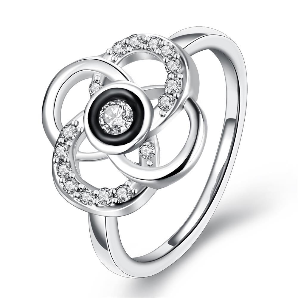 White Gold Ring LSR725-C