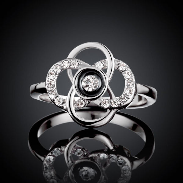 White Gold Ring LSR725-C