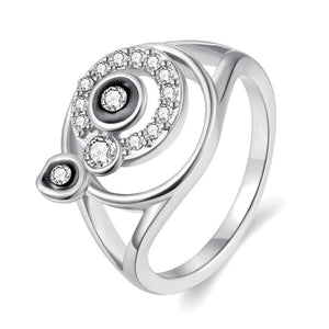 White Gold Ring LSR742-C