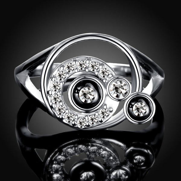 White Gold Ring LSR742-C