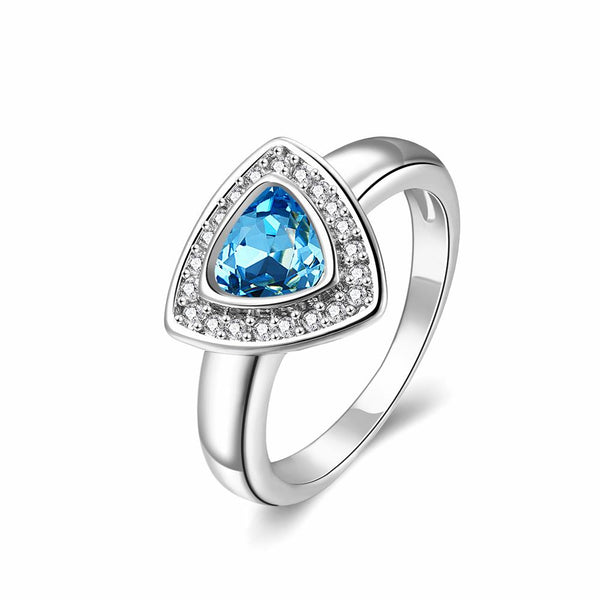 White Gold Ring LSR744-C