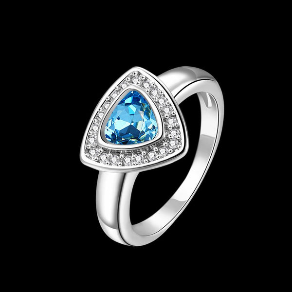 White Gold Ring LSR744-C