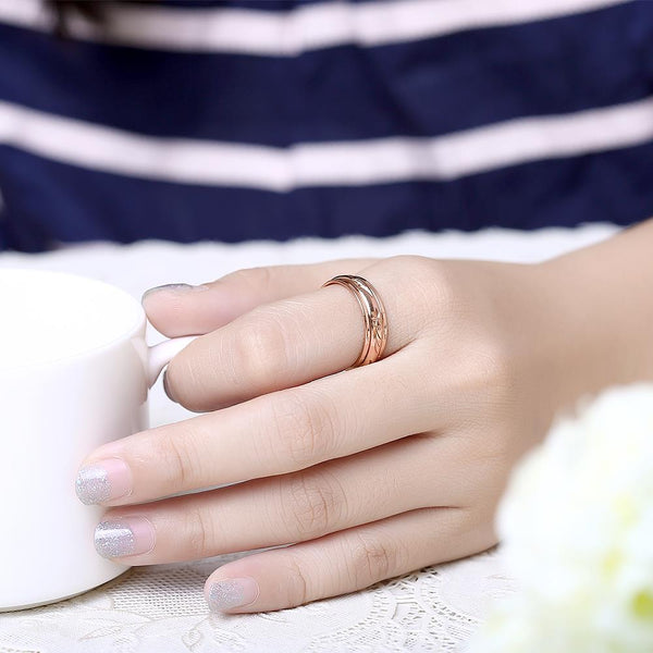 Rose Gold Ring LSR779-B