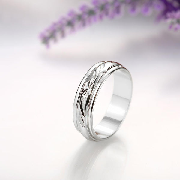 White Gold Ring LSR779-C