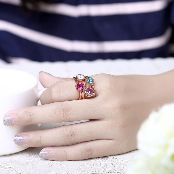 Rose Gold Ring LSR788-B