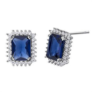 White Gold Plated Earrings LSR810