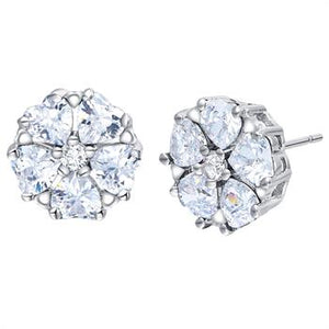 White Gold Earrings LSR846