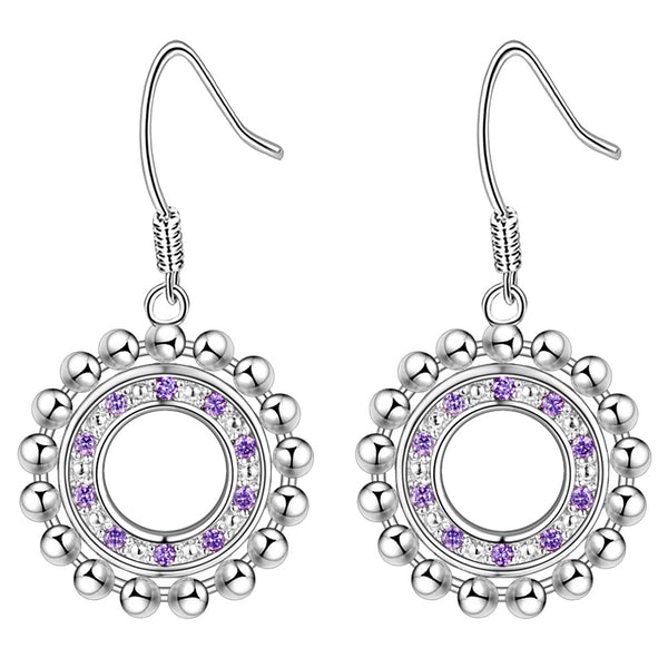 White Gold Earrings LSR866