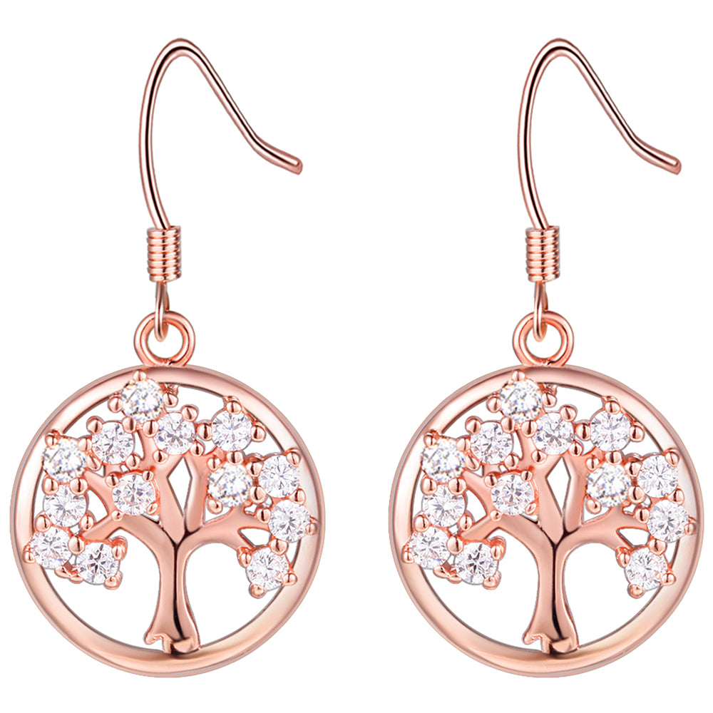 Rose Gold Earrings LSR890