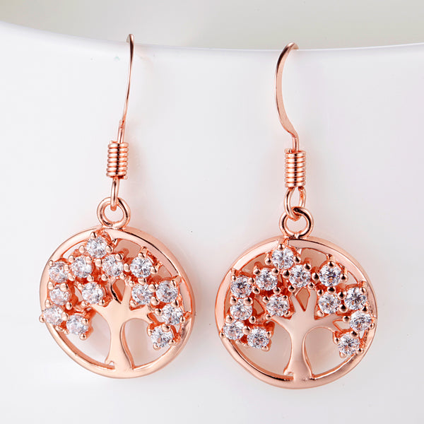 Rose Gold Earrings LSR890