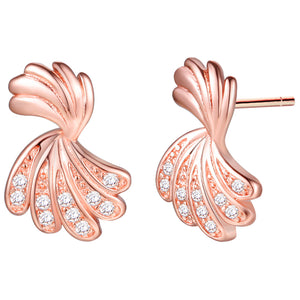 Rose Gold Earrings LSR894