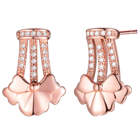 Rose Gold Earrings LSR904