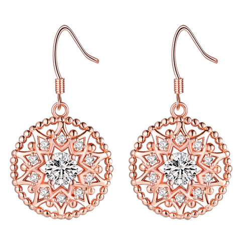 Rose Gold Earrings LSR908