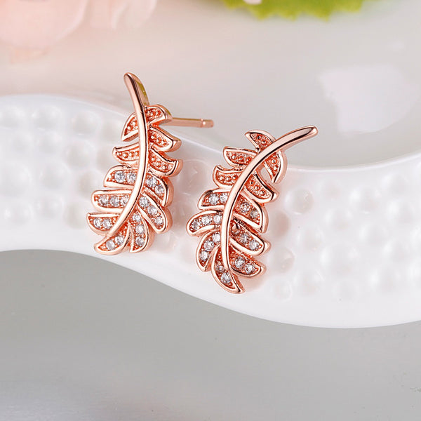 Rose Gold Earrings LSR916