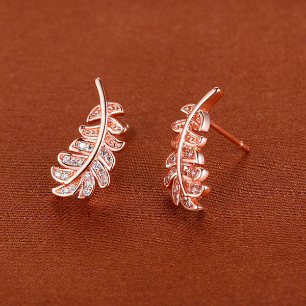 Rose Gold Earrings LSR916