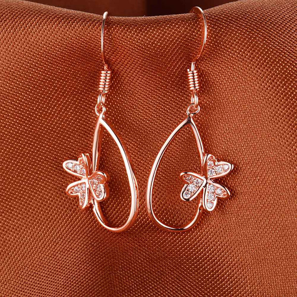 Rose Gold Earrings LSR920