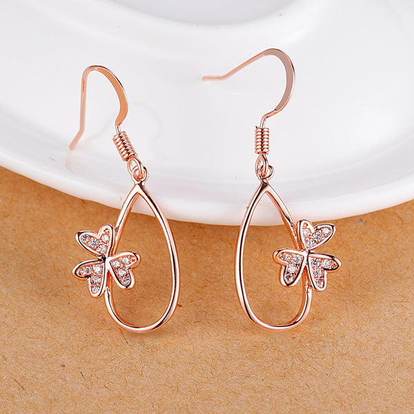 Rose Gold Earrings LSR920