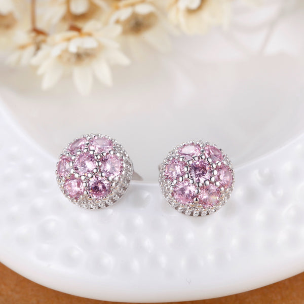 White Gold Plated Earrings LSR926