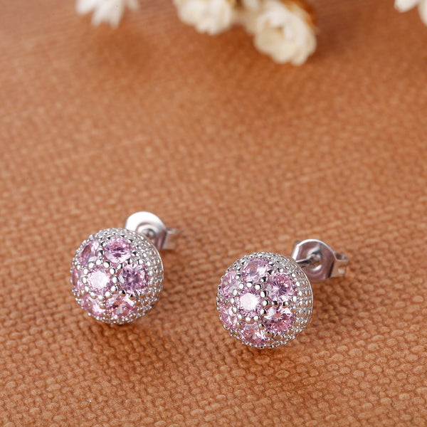 White Gold Plated Earrings LSR926