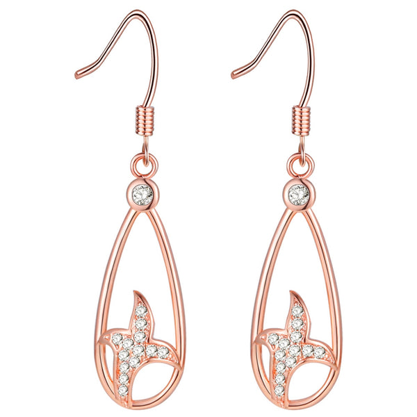 White Gold Earrings LSR949