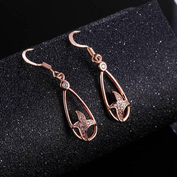 White Gold Earrings LSR949