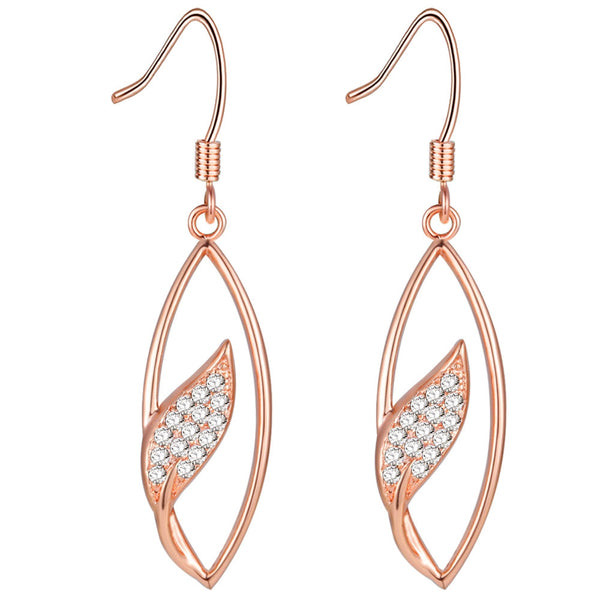 Rose Gold Earrings LSR957