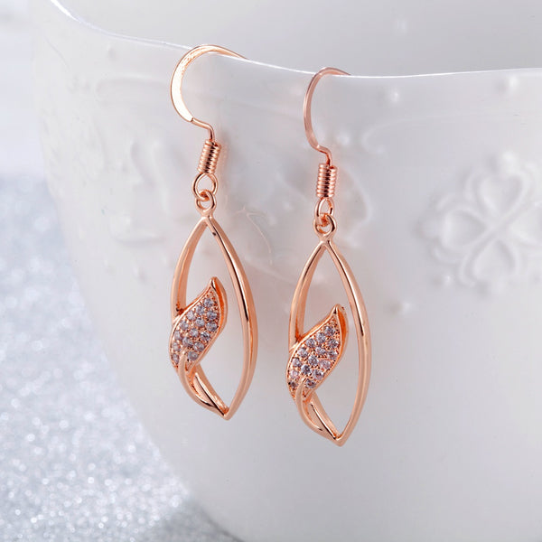 Rose Gold Earrings LSR957