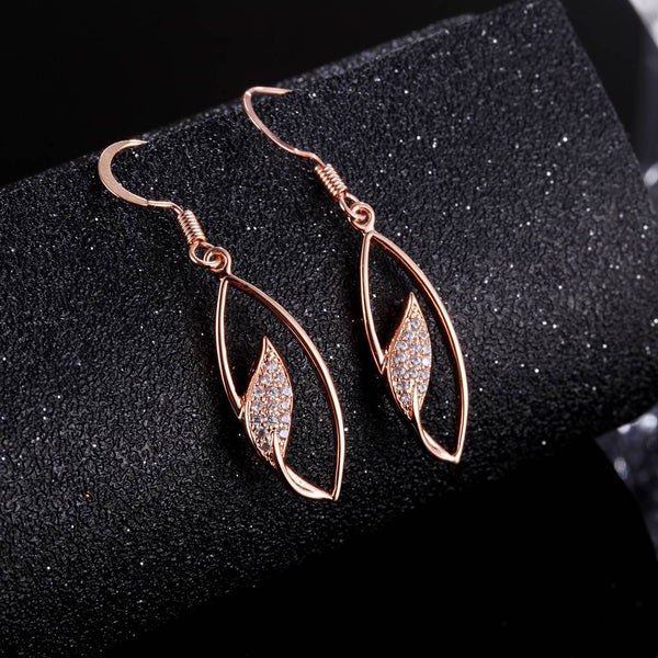 Rose Gold Earrings LSR957