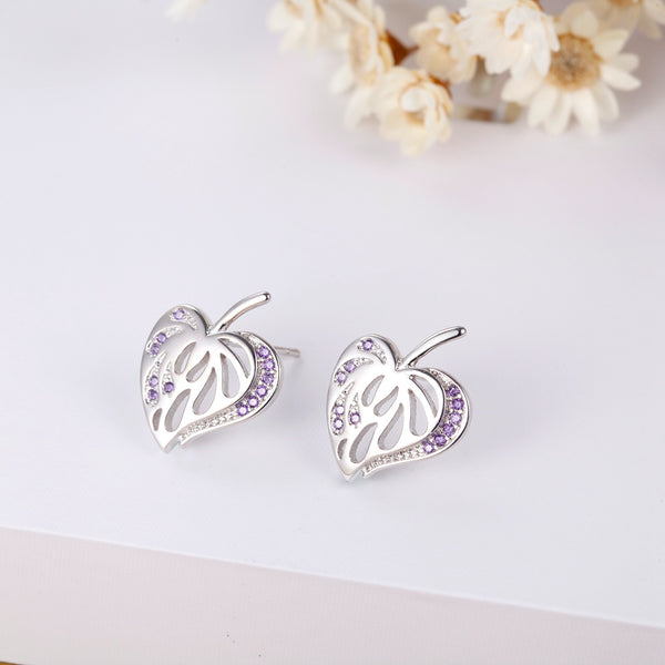 White Gold Earrings LSR964