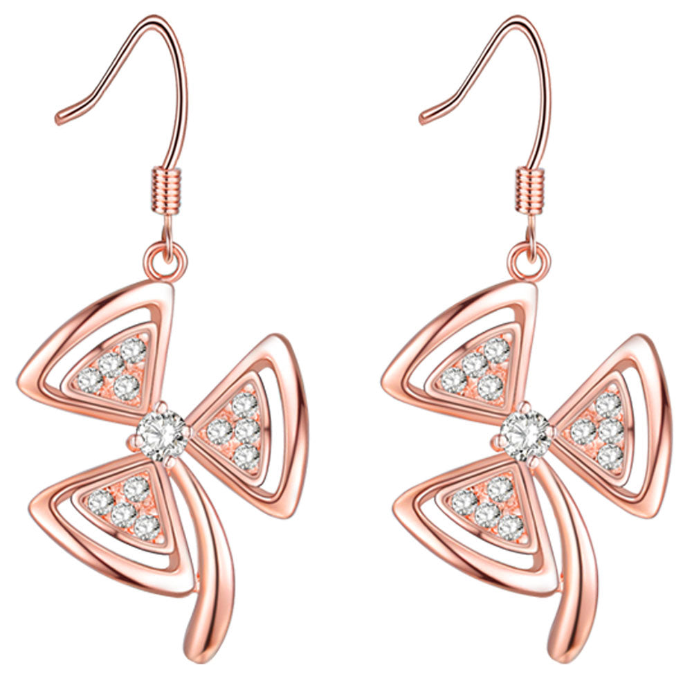 Rose Gold Earrings LSR965