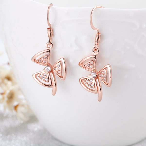 Rose Gold Earrings LSR965