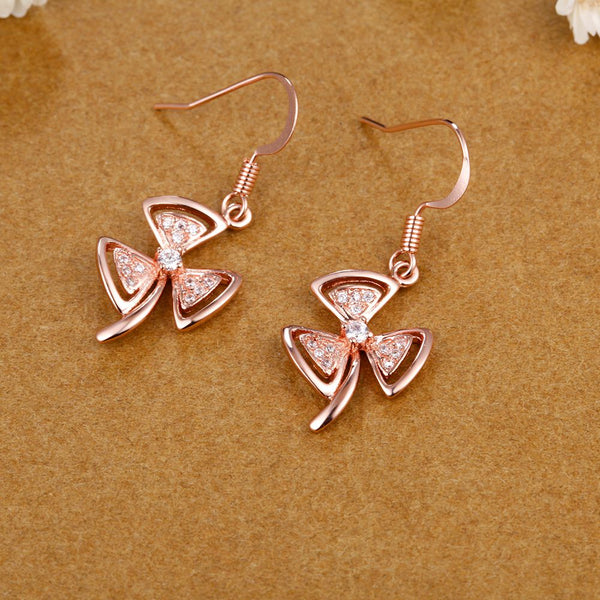 Rose Gold Earrings LSR965