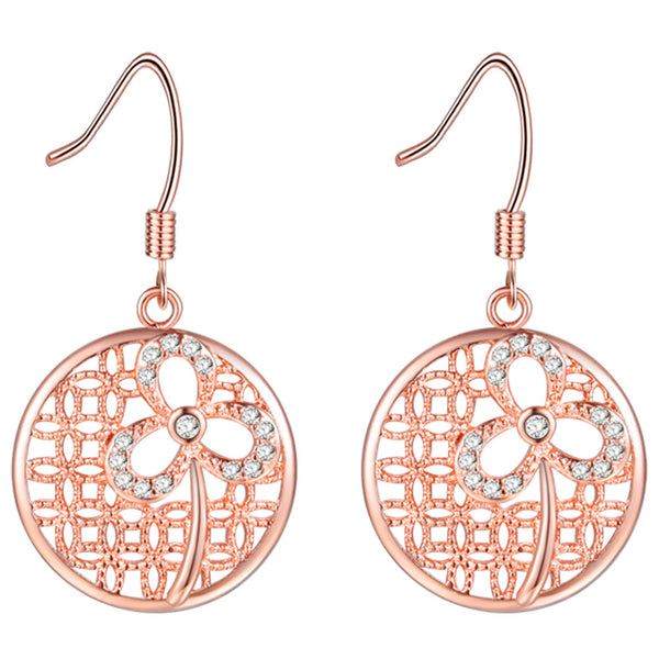 Rose Gold Earrings LSR967