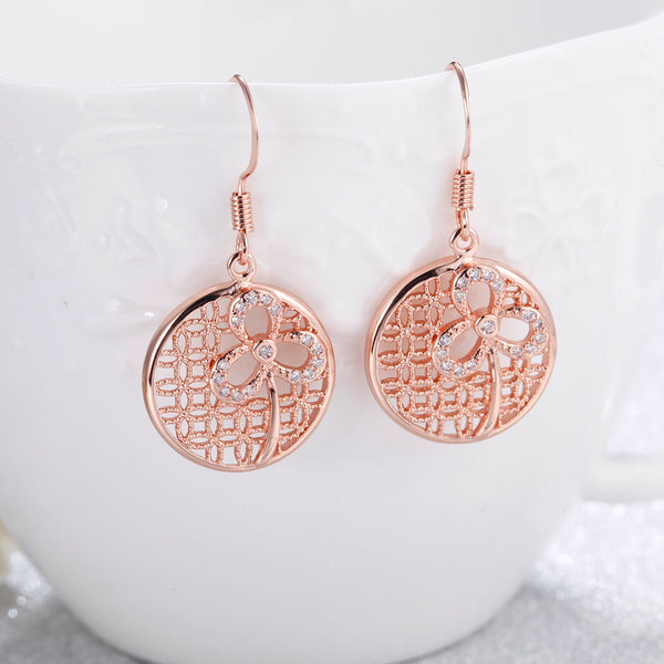 Rose Gold Earrings LSR967