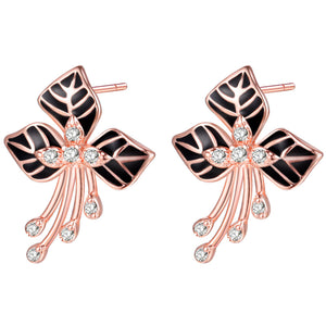 Rose Gold Earrings LSR969