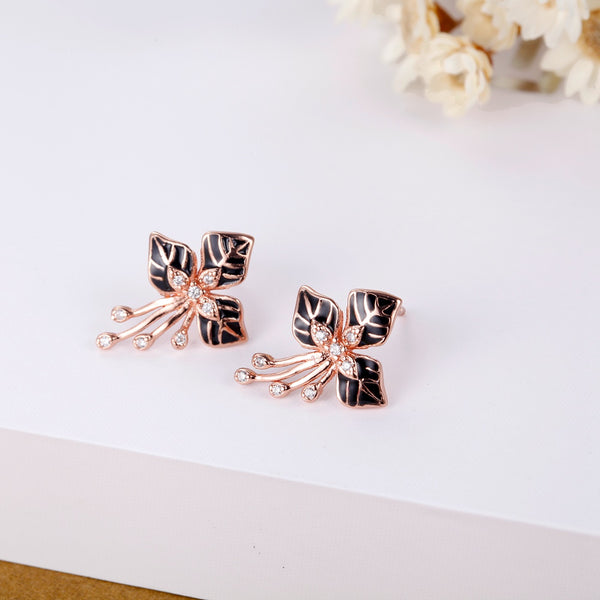 Rose Gold Earrings LSR969