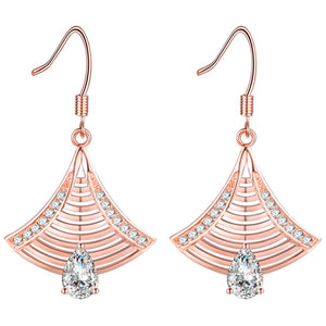 Rose Gold Earrings LSR975