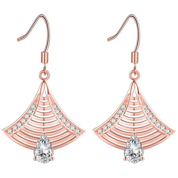 Rose Gold Earrings LSR975