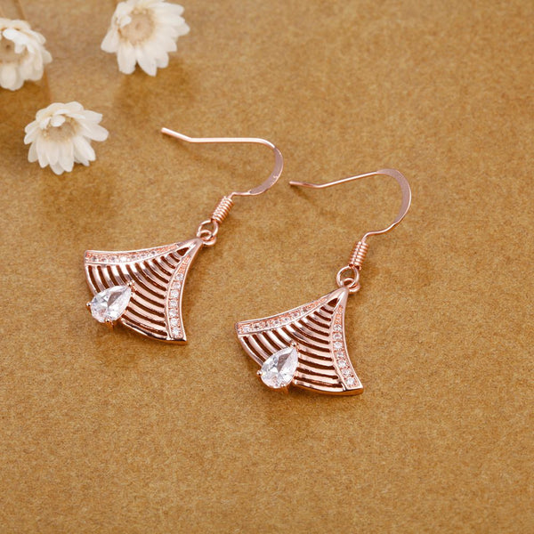 Rose Gold Earrings LSR975