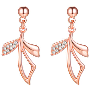 Rose Gold Earrings LSR978