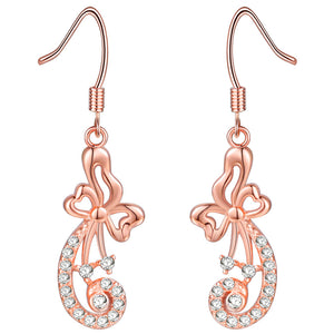 Rose Gold Earrings LSR982