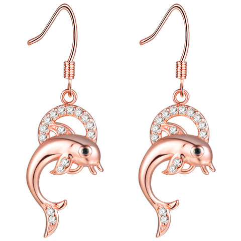 Rose Gold Earrings LSR984