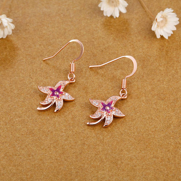 Rose Gold Earrings LSR986