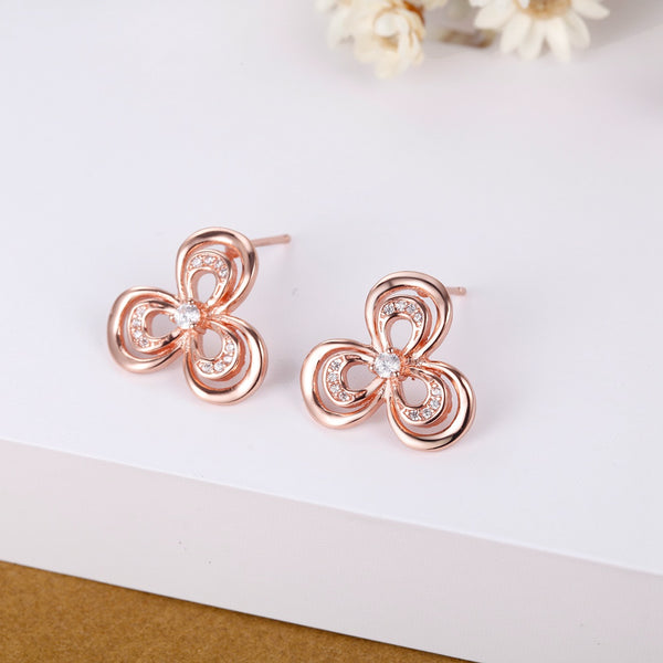 Rose Gold Earrings LSR991