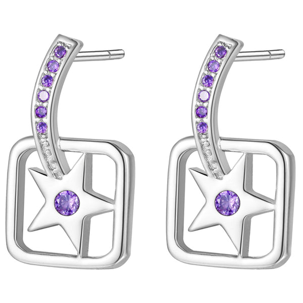 White Gold Earrings LSR998