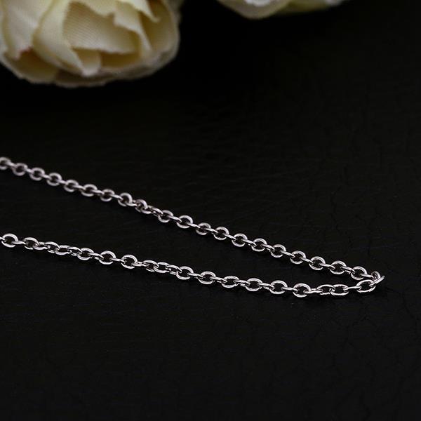 White Gold Rolo Chain 18inch 1.5mm LSC031