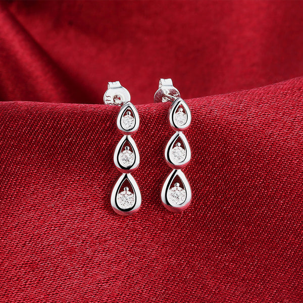 Silver Earrings LSE775
