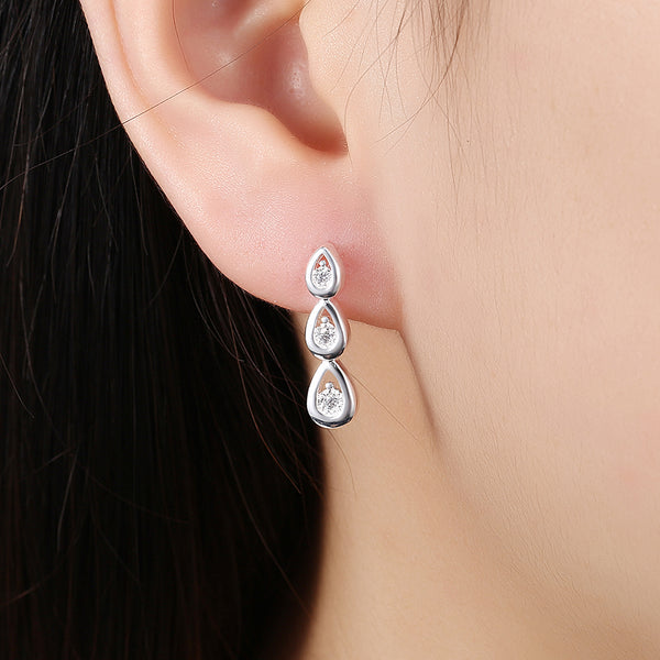 Silver Earrings LSE775