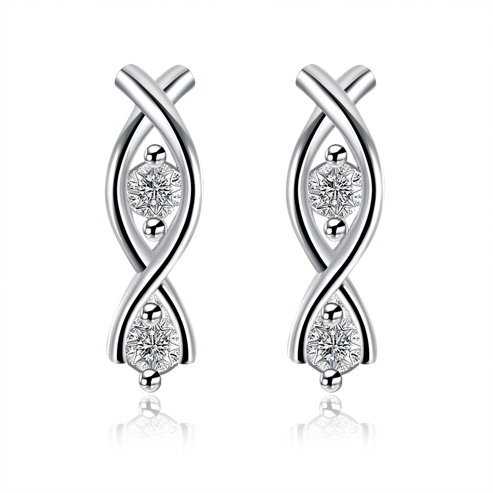 Silver Earrings LSE777